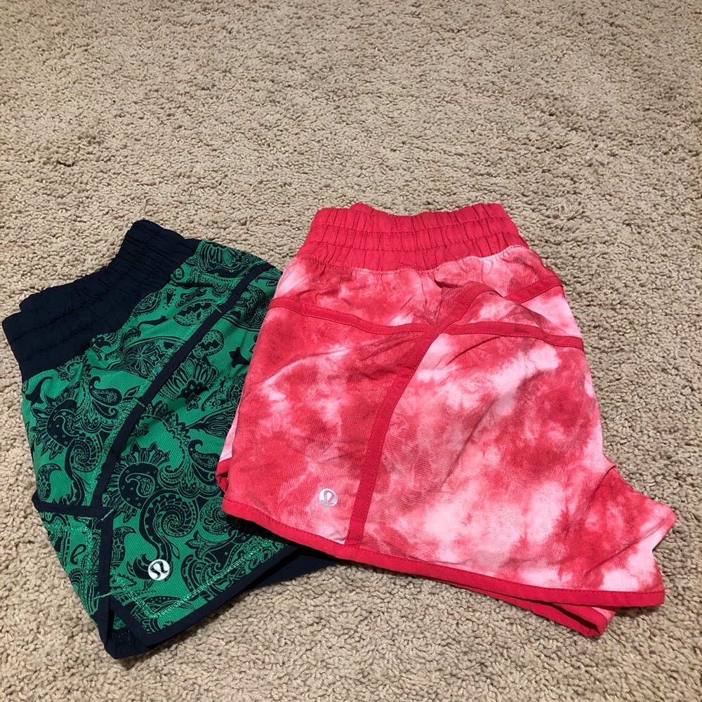 pair of lululemon shorts